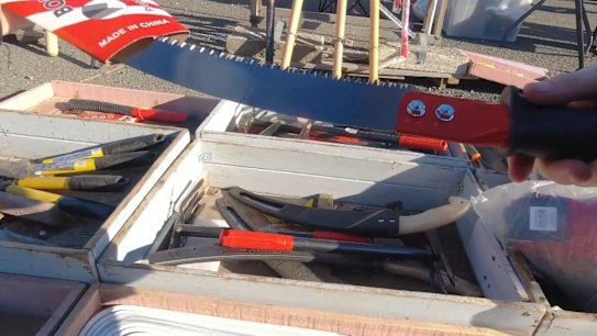 The Allan government's machete ban is failing to stop the sale of dangerous weapons at markets and online.