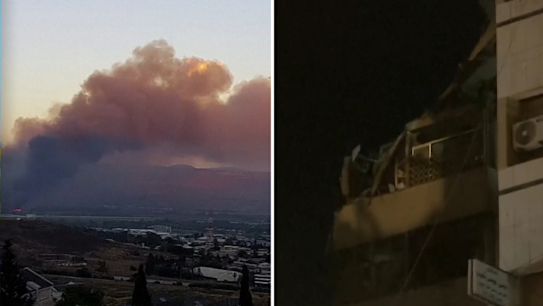 Concerns Israeli air attack in Beirut against Hezbollah risks widening Middle East conflict.