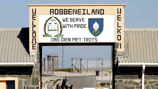 Sights to see ... the prison at Robben Island.