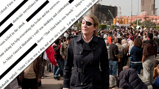 Journalist Marie Colvin was hunted and assassinated by Syrian regime, defector says