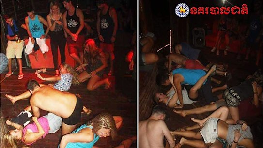 Tourists arrested in Cambodia for 'lewd images' taken on pub crawl