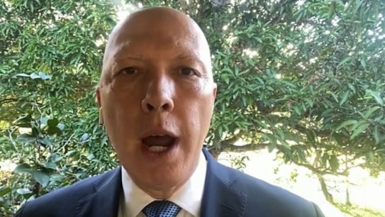 Defence Minister Peter Dutton has issued a stern warning for Australians this Anzac Day, saying it's time the Defence Force turned its attention to nearer shores amid a growing threat from China.