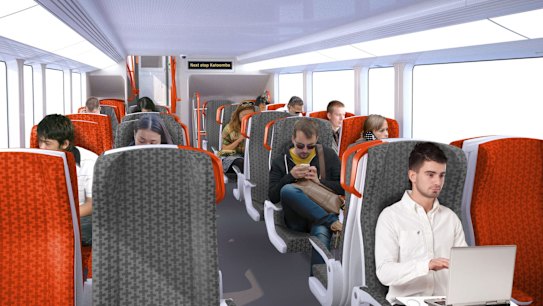 Cost, safety trumps passengers' desire for flip seats on new trains
