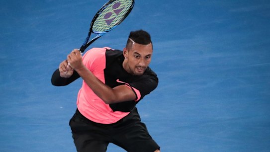 Good Nick: Kyrgios' mental approach could make him 'best player in the world', says Rod Laver.