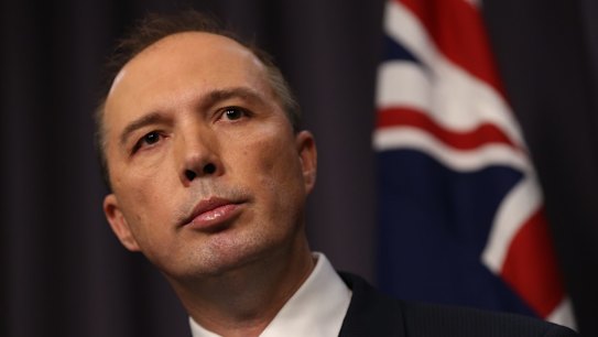 Immigration Minister Peter Dutton.