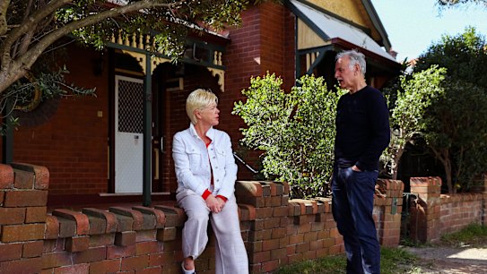 Waverley deputy mayor Elaine Keenan, pictured with Brent Jackson, said residents were locked out of planning decisions which were made by “unelected faceless men and women”. 