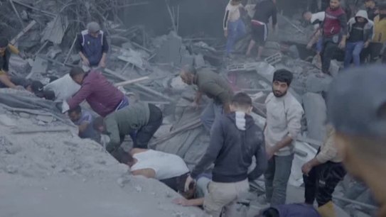 The United States vetoed a United Nations resolution backed by many nations demanding an immediate humanitarian cease-fire in Gaza.
