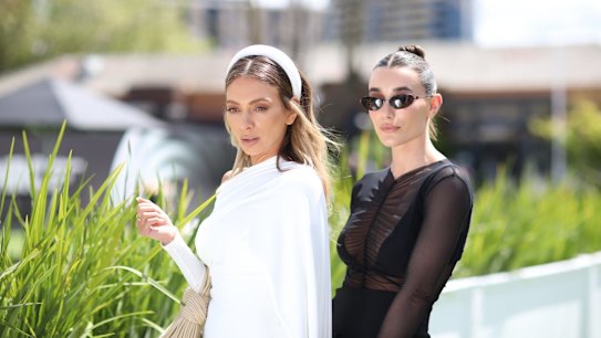 Nadia Bartel & Millie Arnold Caulfield Cup Day Saturday 15 October 2022.