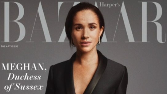 Meghan Markle shares behind-the-scenes of her Harper's Bazaar cover shoot.