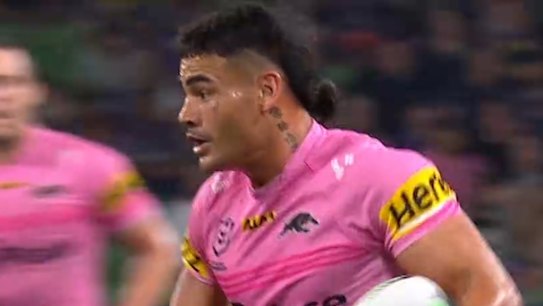 Stood-down NRL star Taylan May has had domestic violence charges dropped after his wife, who he allegedly punched, did not show up to court.