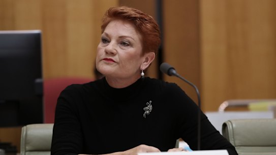 Senator Pauline Hanson has no special sympathy for Channel Ten.