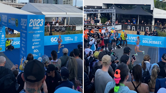 Australia's Genevieve Gregson smashed her marathon debut, stopping the clock at two hours, 28 minutes and 33 seconds in the 2023 Gold Coast Marathon.