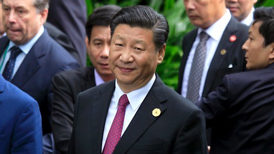 Chinese President Xi Jinping at the Asia-Pacific Economic Cooperation (APEC) Summit in Danang, Vietnam on Saturday.