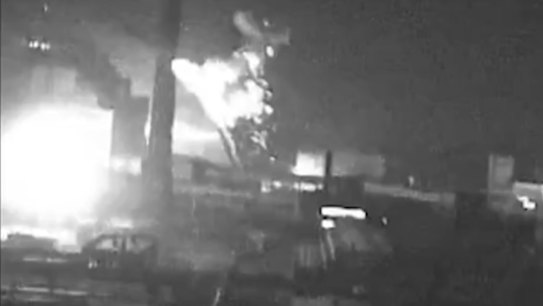 Ukraine has said a Russian drone has hit the Chernobyl nuclear plant but the Kremlin has denied responsibility over the attack.
