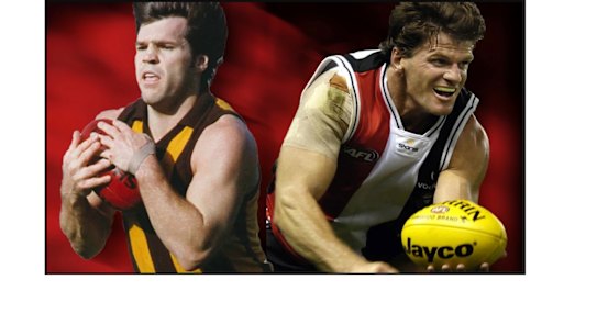 A class above: Jason Dunstall and Robert Harvey 