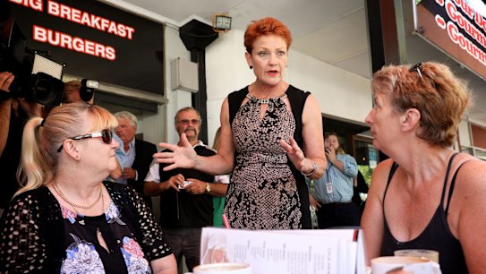 One Nation leader Pauline Hanson had a challenging final week of campaigning in WA.