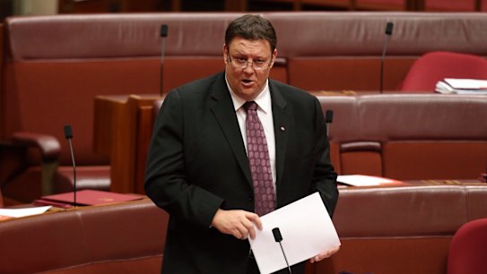 PUP Senator Glenn Lazarus.
