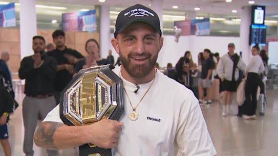 Alexander Volkanovski speaks to the Today Show about his comeback win in Miami.