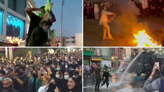 Five people are dead after massive protests erupted in Iran following the death of a young woman in police custody.