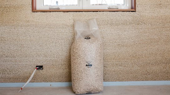 Construction of Canberra's first hemp house. Photo: Jamila Toderas