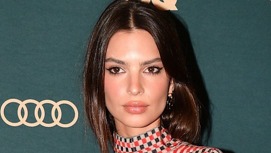 Emily Ratajkowski at an awards ceremony in Sydney on Wednesday.