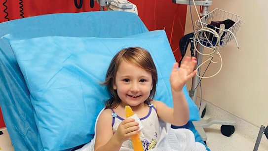 Four year old Cleo Smith in hospital