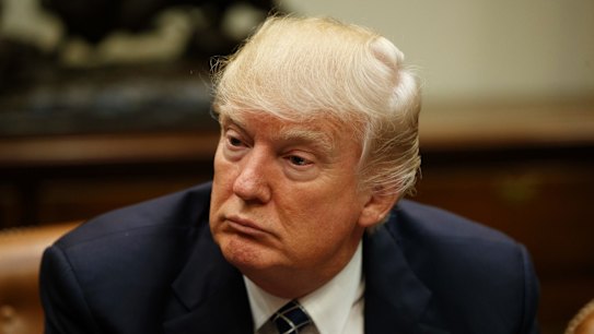 President Donald Trump at the White House.