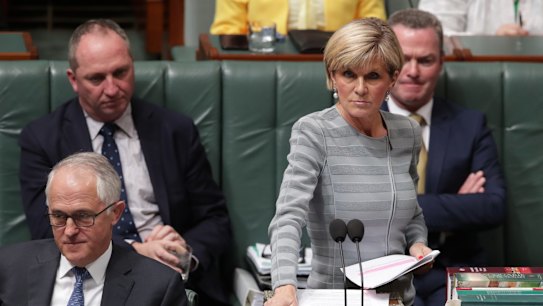 Foreign Minister Julie Bishop