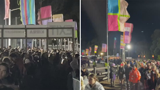 Today is the final day of the Splendour in the Grass music festival in NSW and after days of severe wet weather, thousands are expected to wait in queues to exit the grounds.