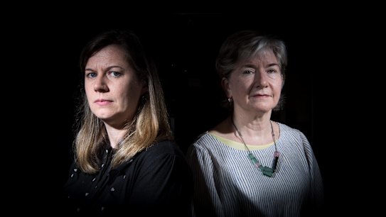 Lawyer Megan Ross and social worker Anne McLoughlin, from the Knowmore legal service. 