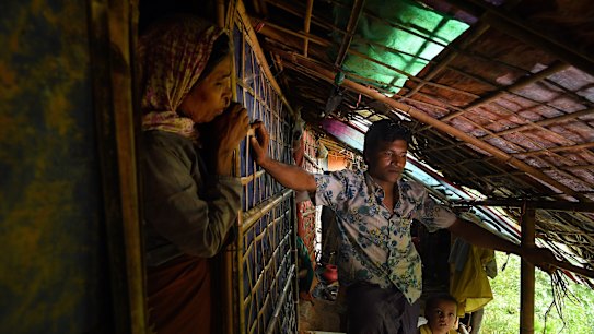 Living on the edge, the Rohingya cling to muddy ground