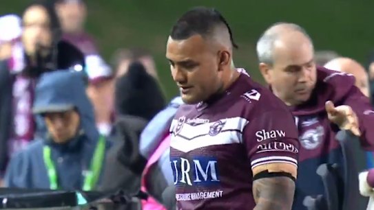 The teammates of Manly forward Addin Fonua-Blake are pleading with fans not to judge him too harshly.