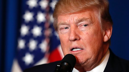 Appetite for chaos: President Donald Trump.