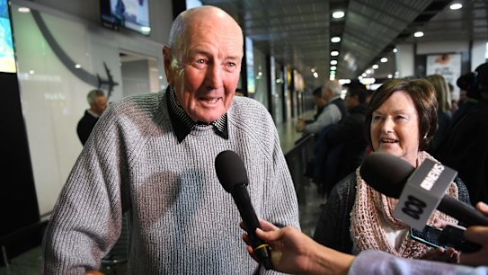 Don and Judith Urwin, who were on the MH 128 flight.