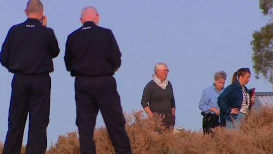 Police have returned to the South Australia property where missing boy Gus disappeared.