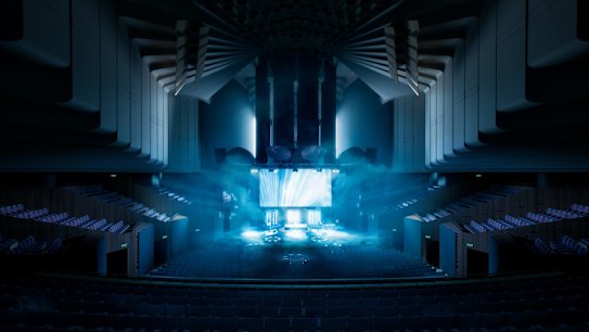 Artist impression of Opera House upgrades. Photo shows Concert Hall. Image Supplied