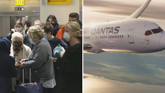 Qantas has been forced to reschedule flights out of Heathrow, leaving thousands waiting lengthy times at airports.