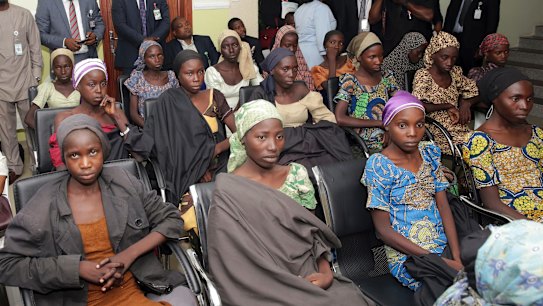 While two groups of Chibok school girls have been released, there are still more than 100 in captivity. 
