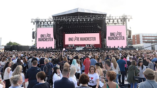 The One Love Manchester concert proceeded despite the UK being on high alert.