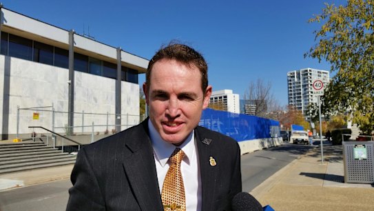 Shane Van Duren was spared jail after he clashed with authorities trying to seize his companion dog. 