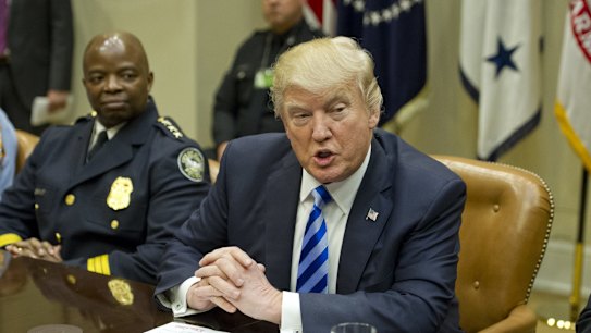 US President Donald Trump 