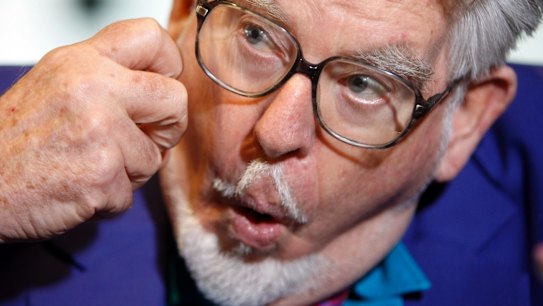 Rolf Harris in London.