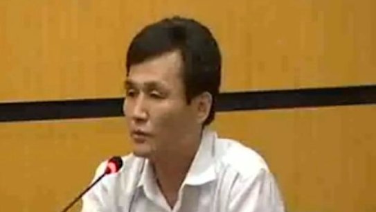 Death and starvation were common: Mr Kim during his testimony in Seoul.