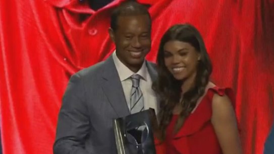 Tiger Woods took his place among the best of all-time when he was inducted into the World Golf Hall of Fame ahead of The Players Championship.
