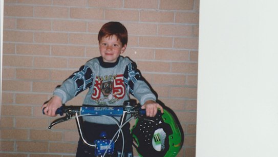 Nick Veljanovski as a young boy.