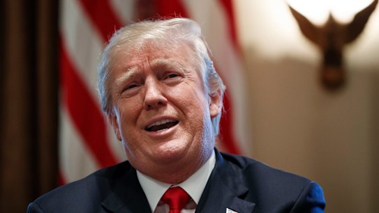 US President Donald Trump 