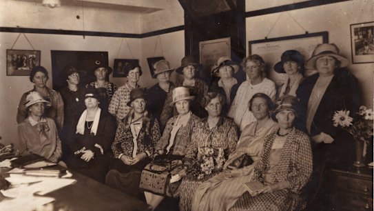 CWA 100 year anniversary story. Photo shows the State Executive Committee in 1926. Photo supplied via CWA.