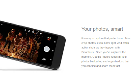The new Google Pixel.