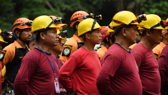 Thai boys not ready to escape cave but rain may force weekend rescue