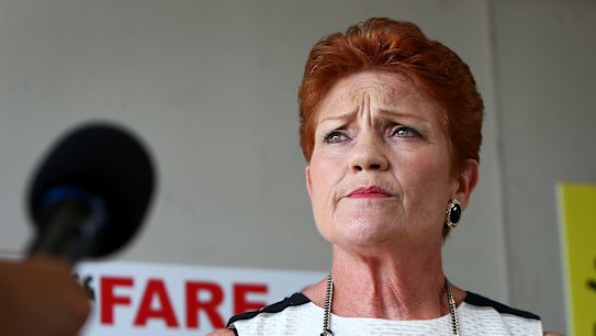 Pauline Hanson's office declined to comment.
